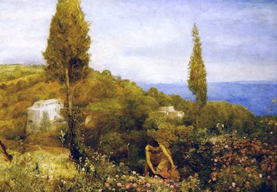 Güller Evi, Trablus (kağıt üzerine kurşun kalem üzerine sulu boya) by John William North