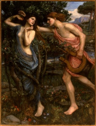 Apollon ve Defne by John William Waterhouse