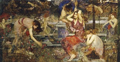 Flora ve Zephyrs, by John William Waterhouse