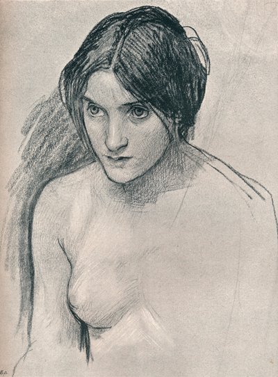 Hylas ve Periler tablosu için çalışma, c1896 by John William Waterhouse