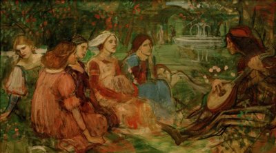 Decameron by John William Waterhouse