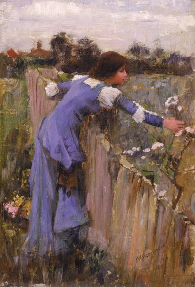 Çiçek Seçici by John William Waterhouse
