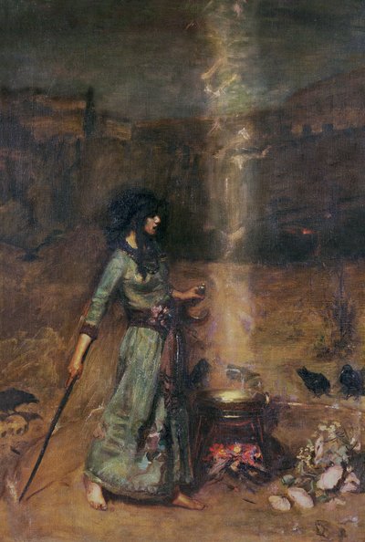 Sihirli Çember by John William Waterhouse