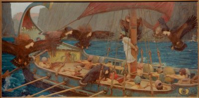 Ulysses ve Sirenler by John William Waterhouse