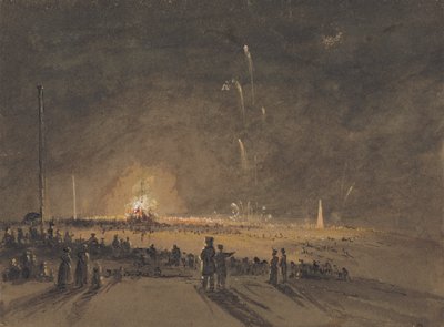 Bir Havai Fişek Gösterisi by John Wilson Carmichael