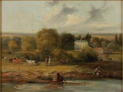 Kır Evi Manzarası, 1838 by John Wilson Carmichael