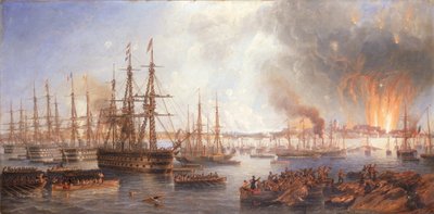 Sveaborg Bombardımanı, 5 Ağustos 1855, 1856 by John Wilson Carmichael