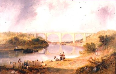 Aşınma Nehri üzerindeki Victoria Köprüsü by John Wilson Carmichael