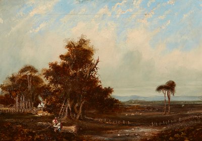 Bir Dal Üzerinden Sohbet (tuval üzerine yağlı boya) by John Wilson Ewbank