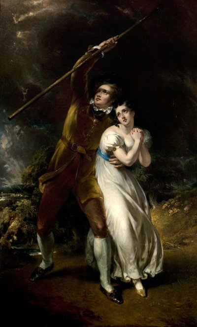 Fırtınada Seladonlar ve Amelia, 1840-49 by John Wood