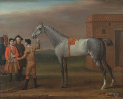 Lamprey, Sahibi Sir William Morgan ile Newmarket'ta by John Wootton