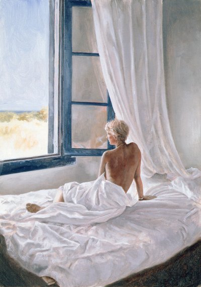 Öğleden Sonra Görünümü (tuval üzerine yağlı boya) by John Worthington