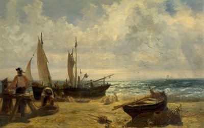 sahil sahnesi by John Wright Oakes