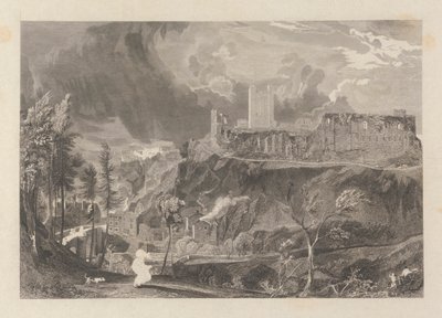 Richmond Kalesi ve Kasabası by John Wykeham Archer
