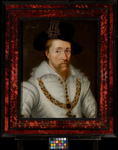 James I ve VI (1556-1625) by John de the Elder (studio of) Critz
