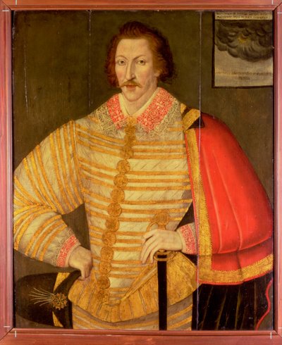 İngiliz Denizci Thomas Cavendish Olduğu Düşünülen Bir Beyefendinin Portresi by John the Younger Bettes