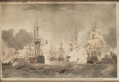 Nil Savaşı, c. 1800 by John william Edy