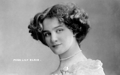 Lily Elsie 1886-1962, İngiliz aktris, 20. yüzyılın başlarında. by Johnston and Hoffman