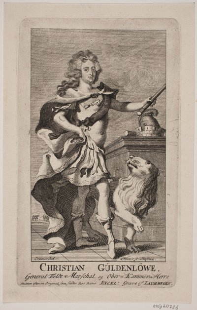 Christian Gyldenløve by Jonas Haas