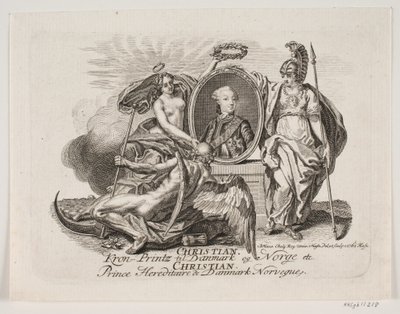 Veliaht Prens olarak Christian VII by Jonas Haas