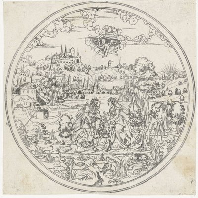 Diana ve Endymion Kaselerin Dipleri: İncil ve Mitolojik Betimlemelerle Manzaralar (dizi başlığı) by Jonas Silber
