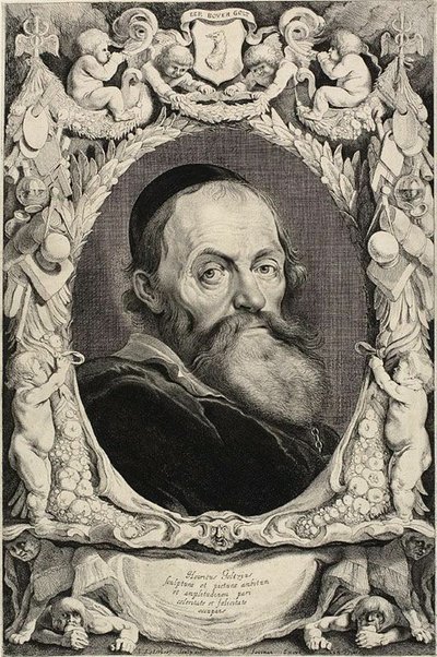Hendrik Goltzius'un Portresi by Jonas Suyderhoef