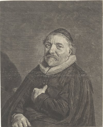 Portret van Adriaen Tegularius by Jonas Suyderhoef