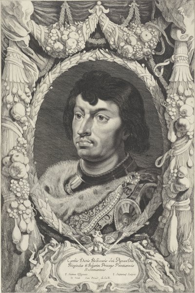 Charles the Bold, Burgundy Dükü portresi Duces Burgundiae (dizi adı) by Jonas Suyderhoef