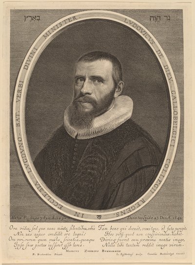 Louis de Dieu by Jonas Suyderhoff after Pieter Dubordieu
