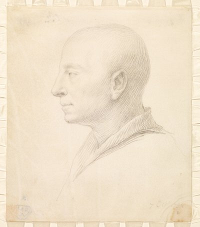 Profildeki otoportre, 7 Ekim 1732 by Jonathan Richardson