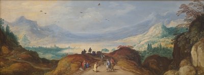 Bir Göl ile Dağ Manzarası by Joos de II Momper