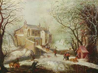 Kış Manzarası by Joos or Josse de Momper