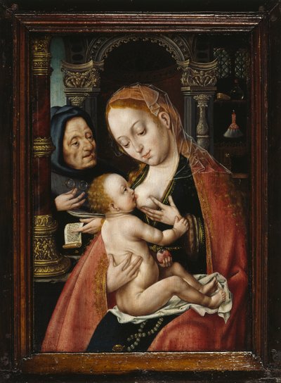 Kutsal Aile, 1523-1530. by Joos van Cleve Circle of .