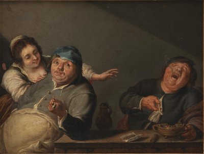 sigara içenler by Joos van Craesbeeck