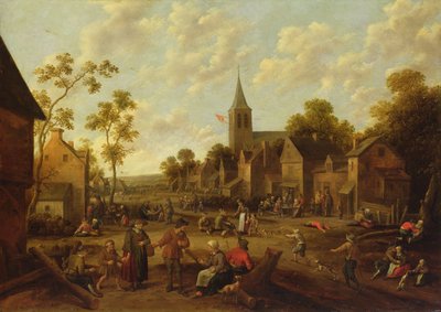 Kermesse, 1658 (meşe panel üzerine yağlı boya) by Joost Cornelisz. Droochsloot