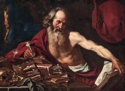 Aziz Jerome Hücresinde, 1654. by Joost Van de Hamme
