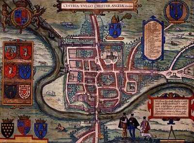Georg Braun (1541-1622) ve Frans Hogenberg (1535-90) c.1572-1617 (renkli gravür) tarafından 