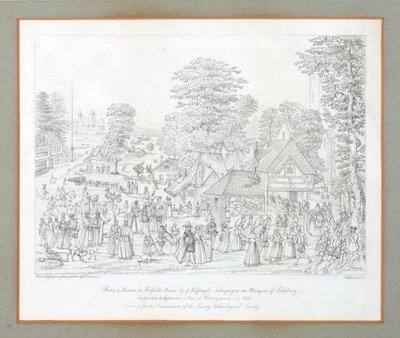 C.1590'da Horseydown'da Fete by Joris Hoefnagel