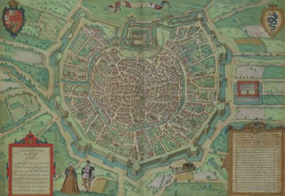 Georg Braun (1541-1622) ve Frans Hogenburg (1535-90), c.1572 tarafından yazılan 