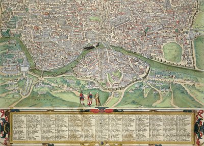 Georg Braun (1541-1622) ve Frans Hogenberg (1535-90) c.1572-1617 (bkz. 138955) tarafından yazılan 