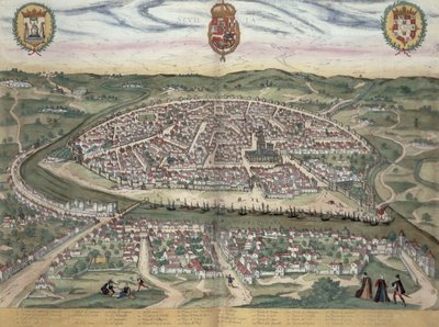 Georg Braun (1541-1622) ve Frans Hogenberg (1535-90) c.1572-1617 tarafından yazılan 