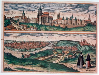 Prag manzarası, c1572 by Joris Hoefnagel
