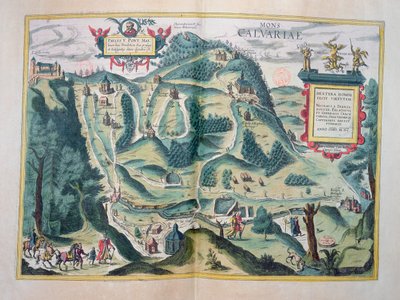ಜಾರ್ಜ್ ಬ್ರೌನ್ (1541-1622) ಮತ್ತು ಫ್ರಾನ್‌ಸ್ ಹೊಗೆನ್‌ಬರ್ಗ್ (1535-90), ಸಿವಿಟೇಟ್ಸ್ ಆರ್ಬಿಸ್ ಟೆರಾರಮ್‌ನಿಂದ ಝೆಬ್ರಿಡೋಸ್ಕಿ ಕ್ಯಾಲ್ವರಿ ನೋಟ. 1617 ಟರ್ಕಿ by Joris Hoefnagel