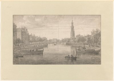 Oude Schans'a doğru içeriden bakış by Joris van der Haagen