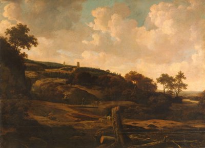 Bir Harabe ile Dağlık Manzara by Joris van der Haagen