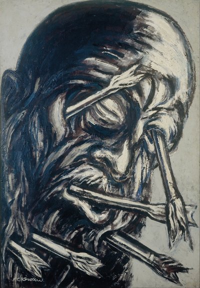 Los teules serisinden Oklarla Delinmiş Baş by José Clemente Orozco