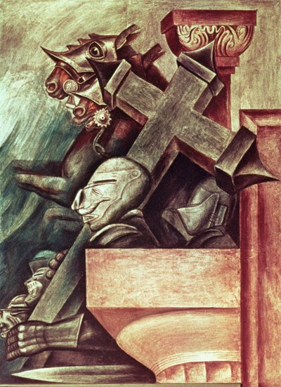 Amerikan Medeniyeti Destanından Kehanet by José Clemente Orozco