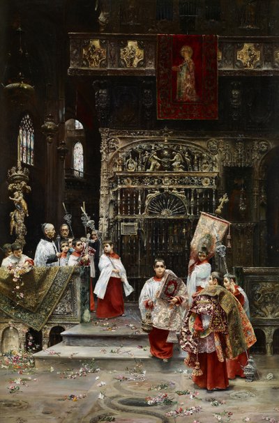 koro erkekleri by José Gallegos y Arnosa