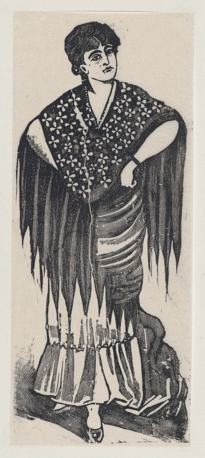 Bir çingene, ca. 1880-1910., ca. 1880-1910. by José Guadalupe Posada
