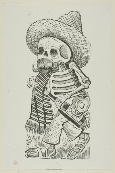 Calavera Maderista'dan Francisco Madero'nun Calavera'sı by José Guadalupe Posada